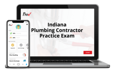 Indiana Plumbing Contractor – Digital Practice Exam