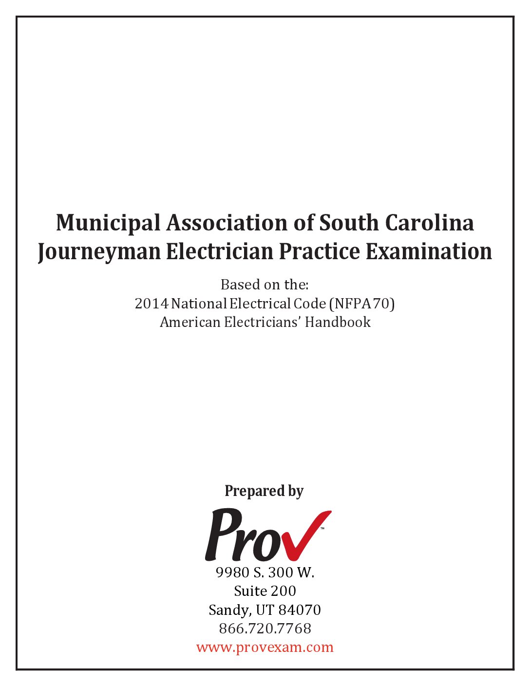 South Carolina Journeyman Electrician Practice Exam