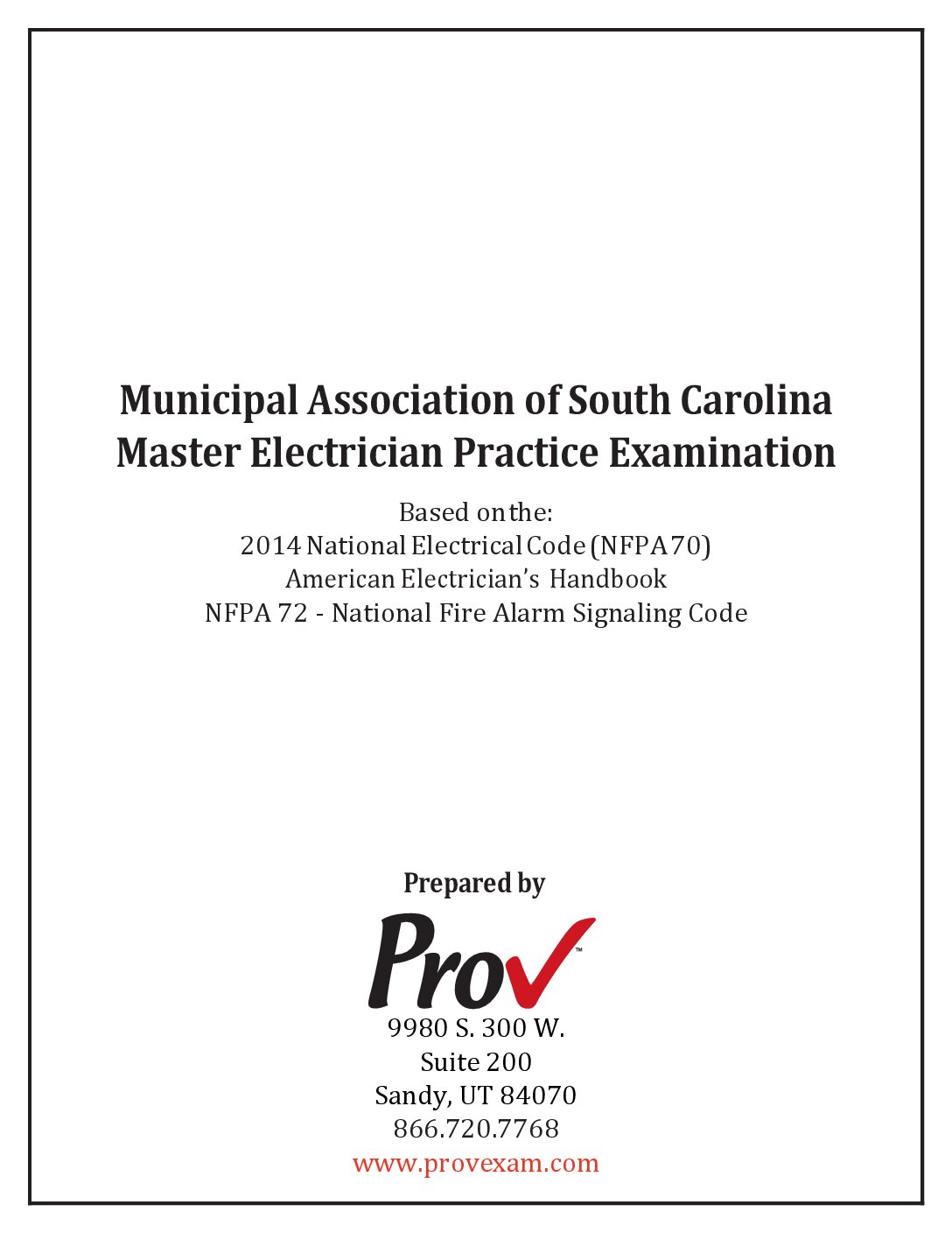 South Carolina Master Electrician Practice Exam